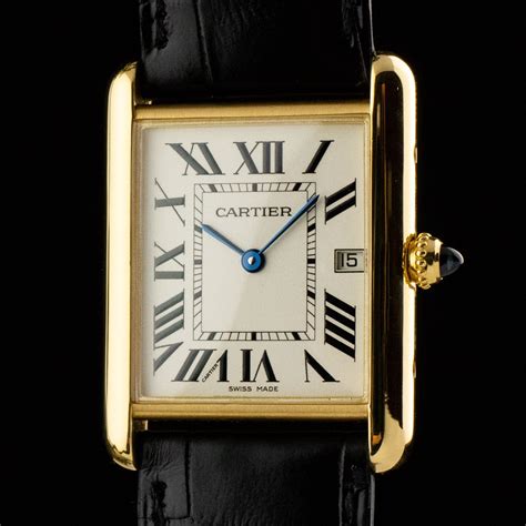 vintage mens cartier tank